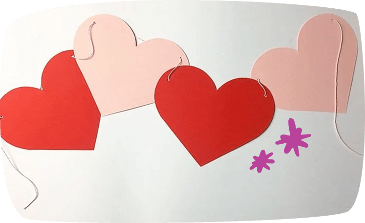 heart garland